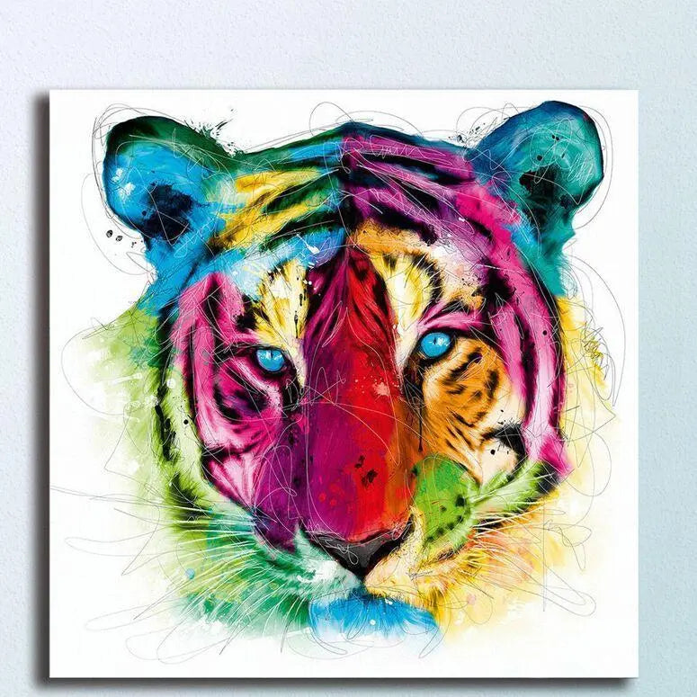 RAINBOW TIGER PAINTING Tiger-Universe