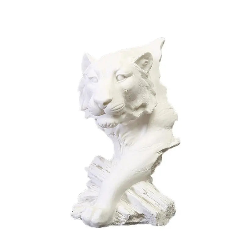 ROMAN WHITE TIGER SCULPTURE Tiger-Universe