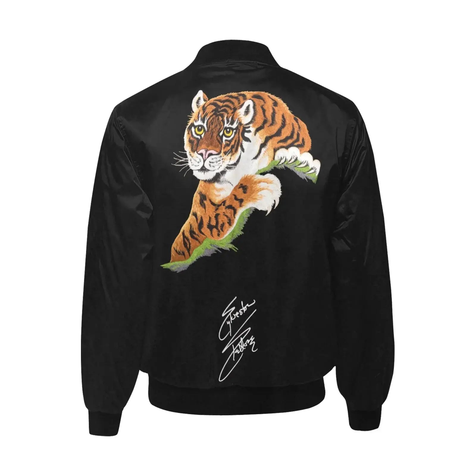 H&M Stranger Things Hawkins Tigers Dark Green Wool/Leather