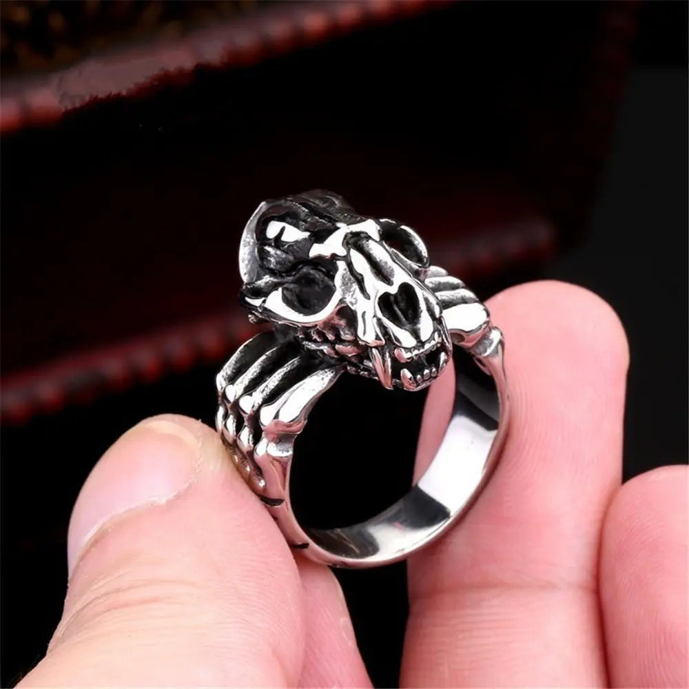 SABER TOOTH TIGER SKULL RING Tiger-Universe
