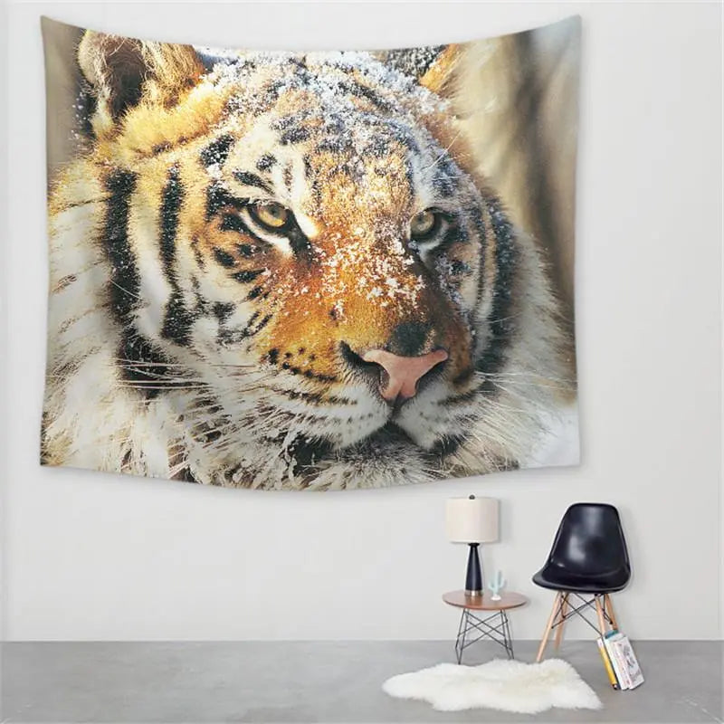 SIBERIAN TIGER WALL TAPESTRY Tiger-Universe