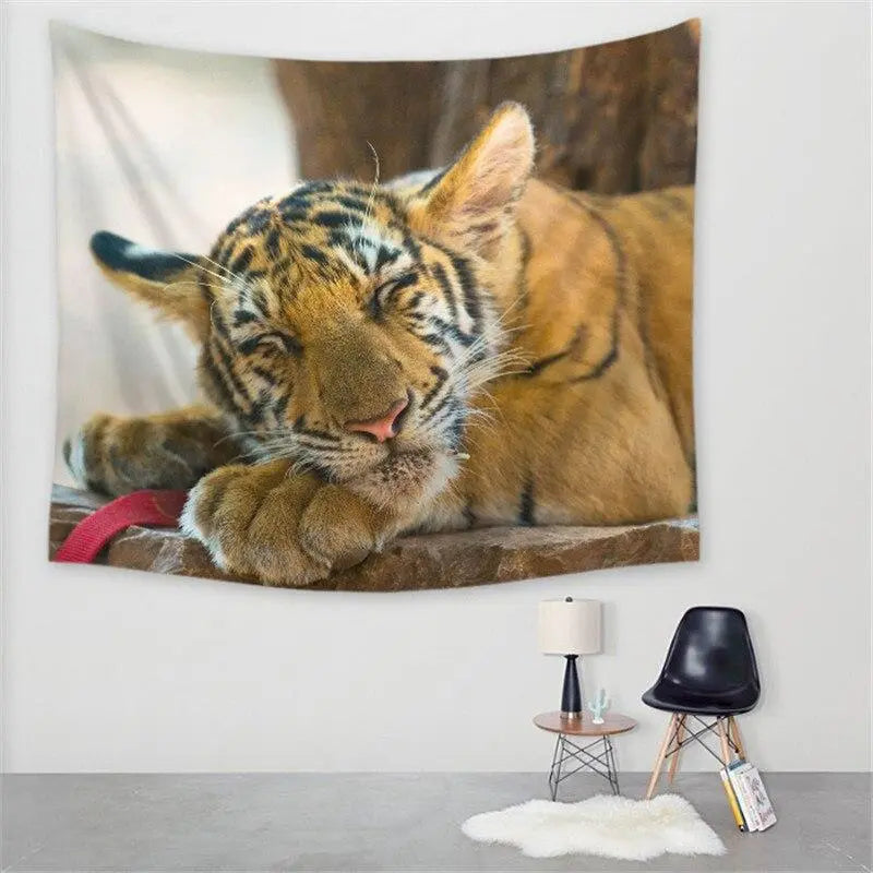 Tiger discount wall tapestry