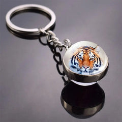 Snow Tiger Keychain | Tiger-Universe