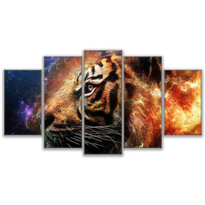 SPACE TIGER CANVA PAINTING Tiger-Universe