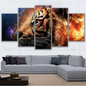 SPACE TIGER CANVA PAINTING Tiger-Universe