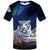 SPACE WHITE TIGER PRINT T-SHIRT Tiger-Universe