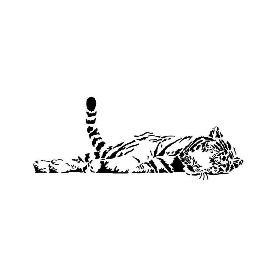 STICKER CUTE TIRED TIGER Tiger-Universe