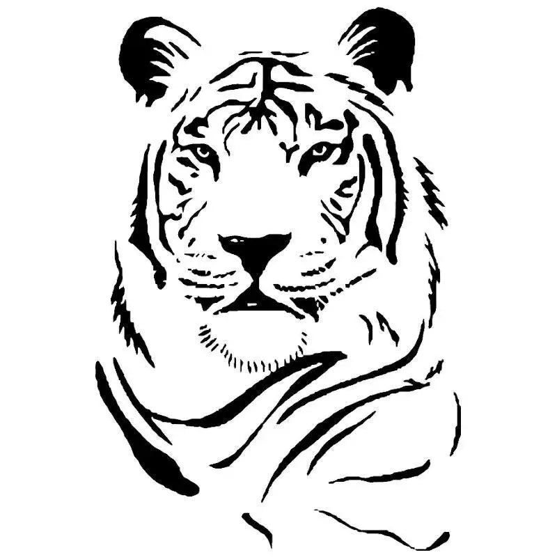 STICKER OLD WHITE TIGER Tiger-Universe