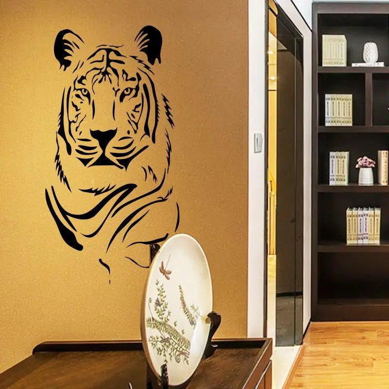 Archer Warrior Tiger 3D Wall Art Stickers Mural Decal Gamer Room
