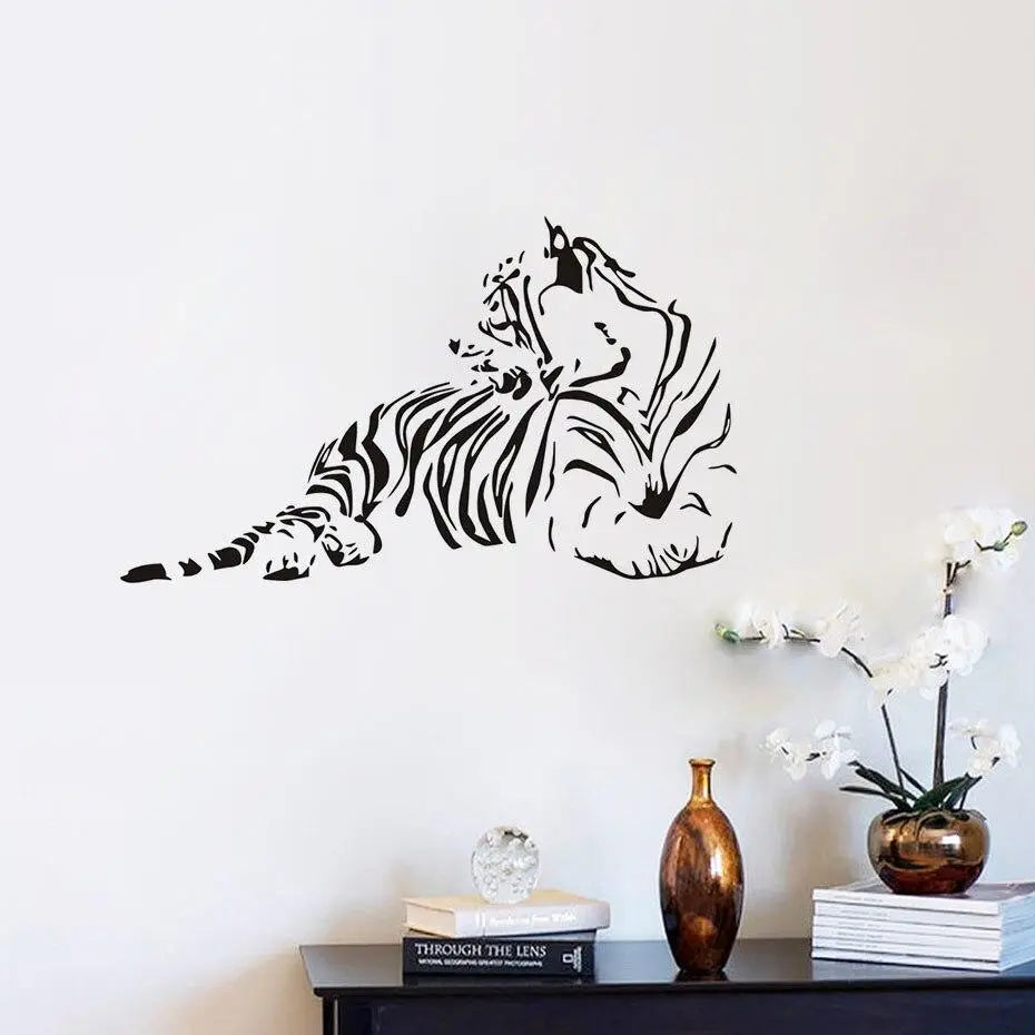 STICKER TIGER LYING Tiger-Universe