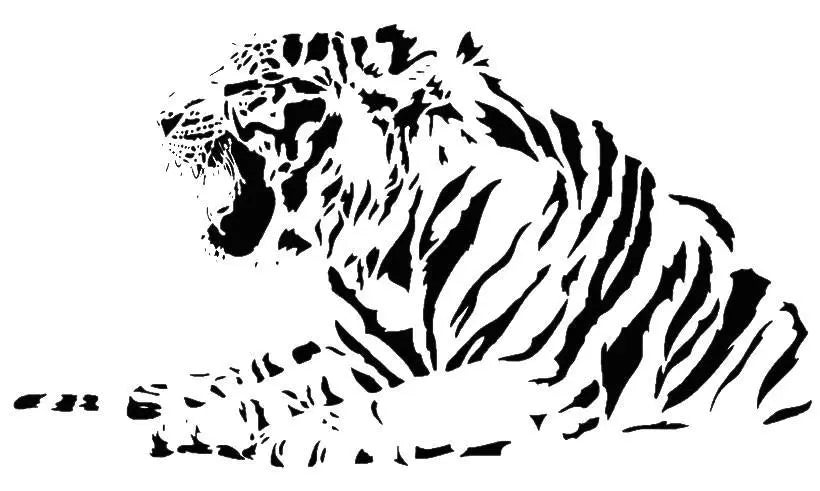 STICKER WALL ART TIGER REST Tiger-Universe