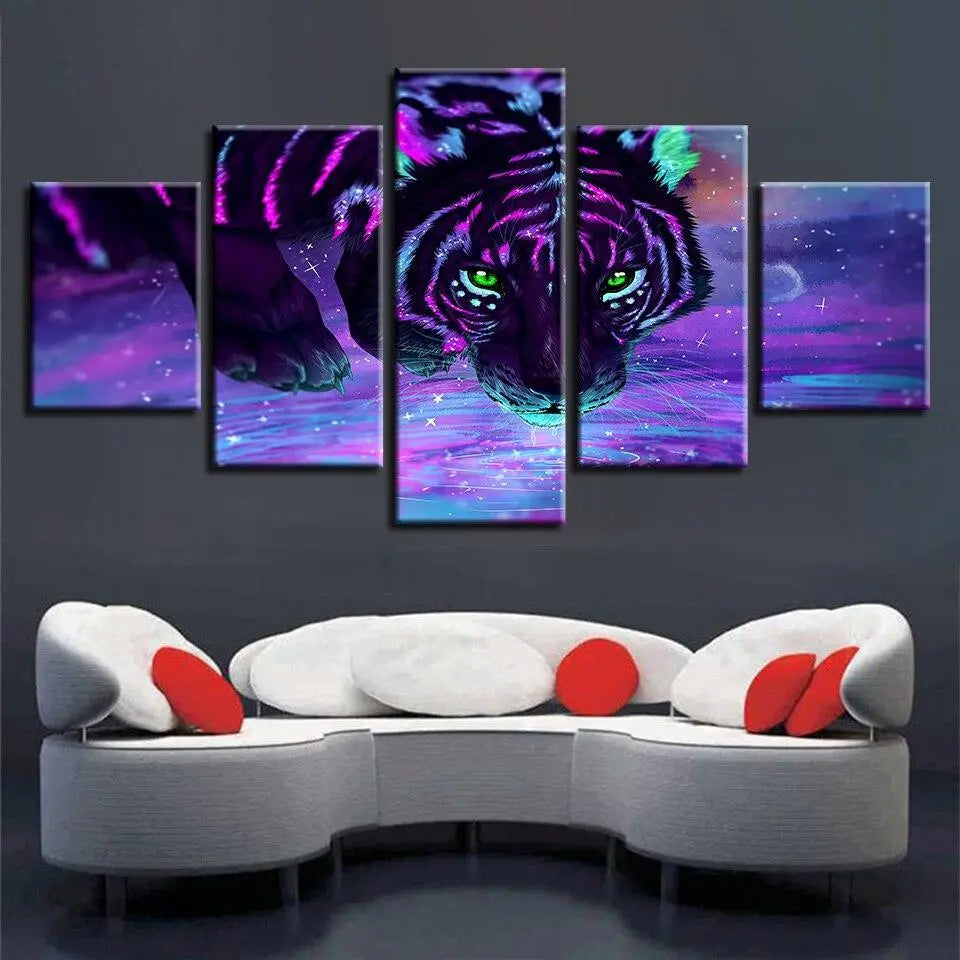STUNNING TIGER WALL PAINTING Tiger-Universe