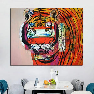 SUBLIME INDIAN TIGER PAINTING Tiger-Universe