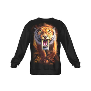 Sabertooth Tiger Sweatshirt Tiger-Universe