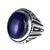 Silver Blue Tiger Eye Ring Tiger-Universe