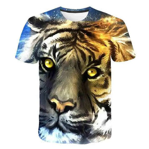 T-SHIRT WITH TIGER FACE Tiger-Universe