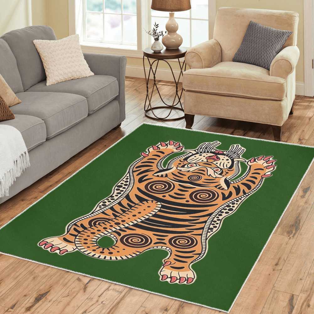 TIBETAN RUG TIGER Tiger-Universe