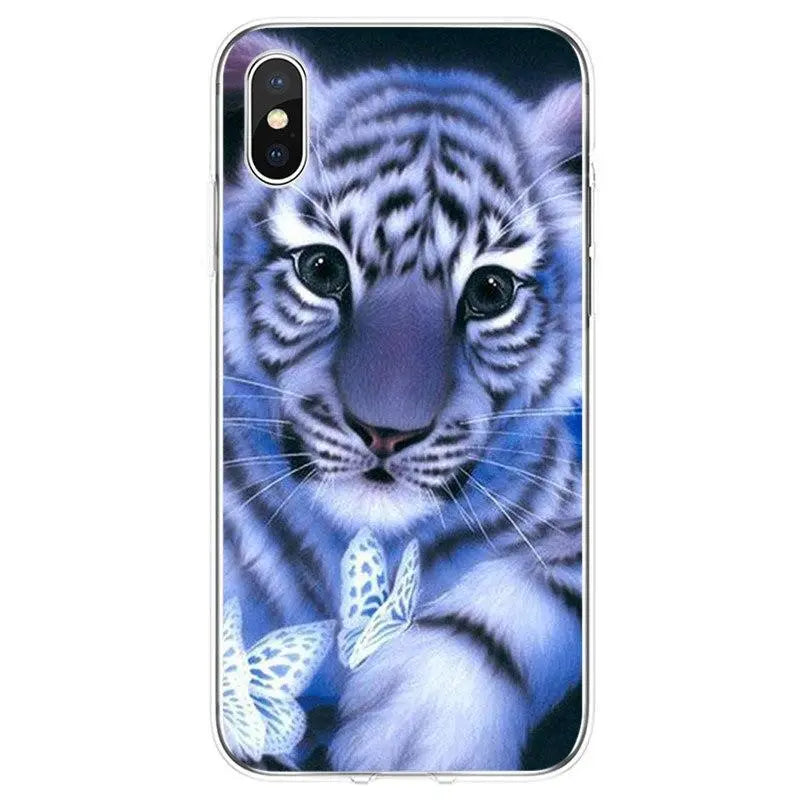 TIGER AND BUTTERFLY PHONE CASE Tiger-Universe
