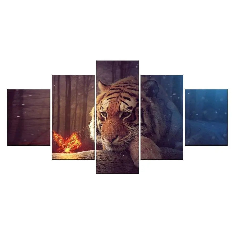 TIGER BUTTERFLY PAINTING Tiger-Universe