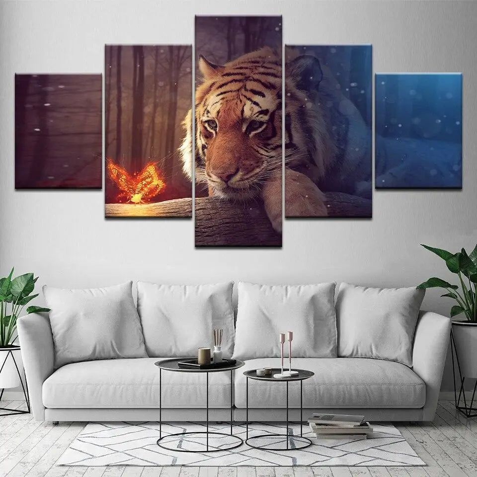 TIGER BUTTERFLY PAINTING Tiger-Universe