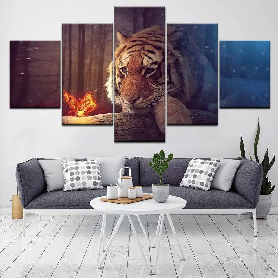 TIGER BUTTERFLY PAINTING Tiger-Universe