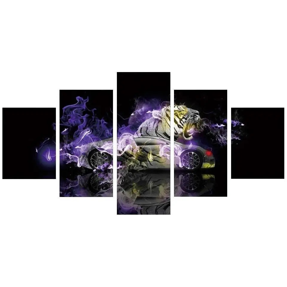 TIGER CAR WALL PAINTING Tiger-Universe