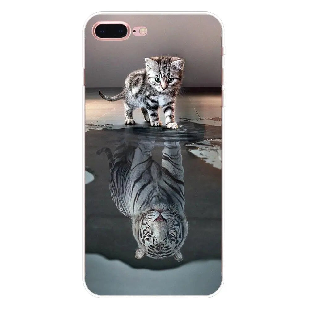 Tiger Geometric - UV Color Printed Phone Case