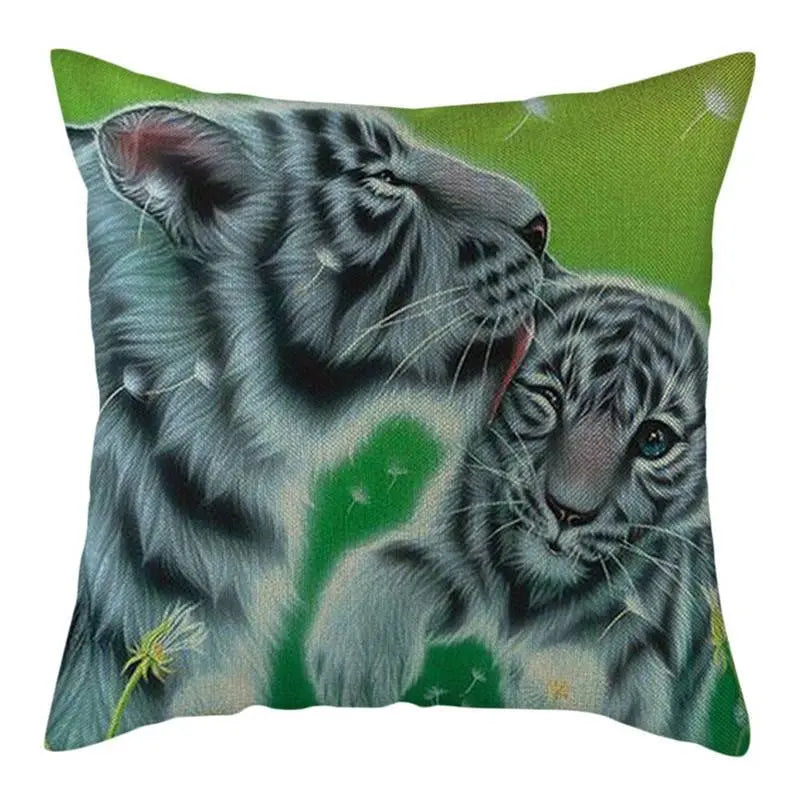 TIGER CUSHION COVER INSTANT OF SOFTNESS Tiger-Universe