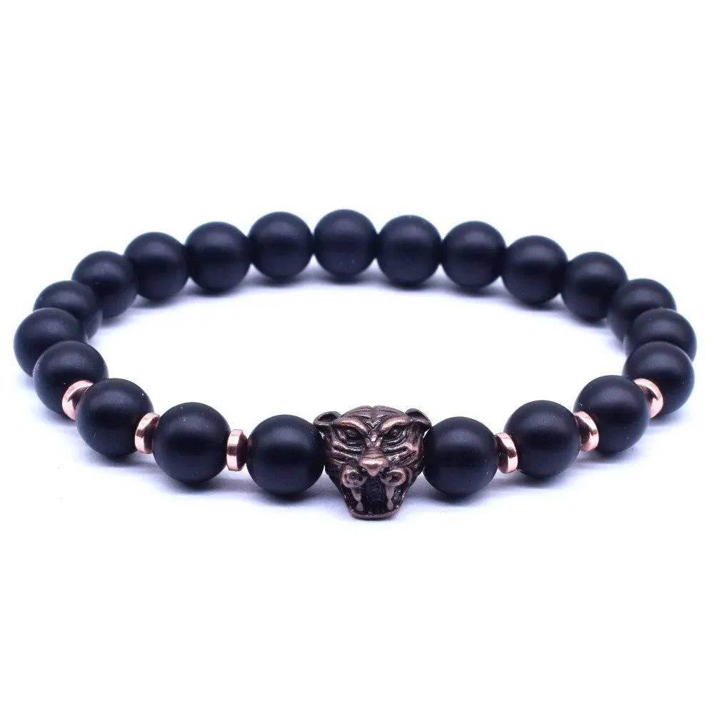 TIGER EFFIGY BEADS BRACELET