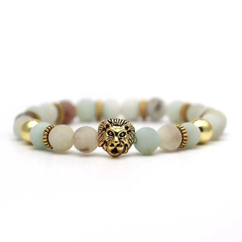TIGER EYE BRACELET EFFIGY JAGUAR