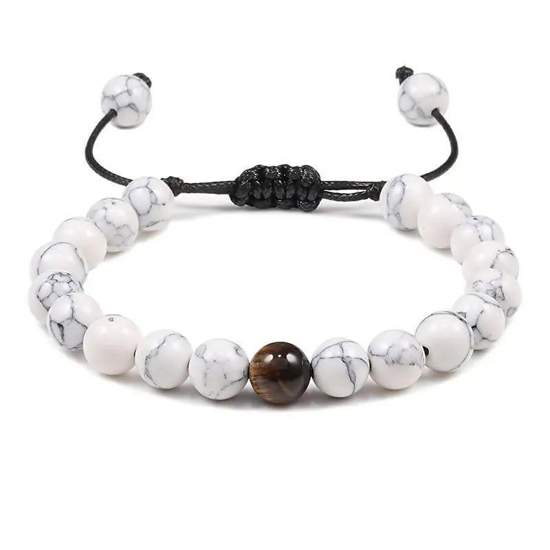 Tiger Eye and Marble Bracelet Tiger-Universe1