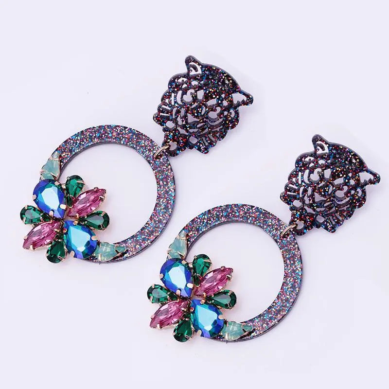 TIGER FLOWER EARRINGS