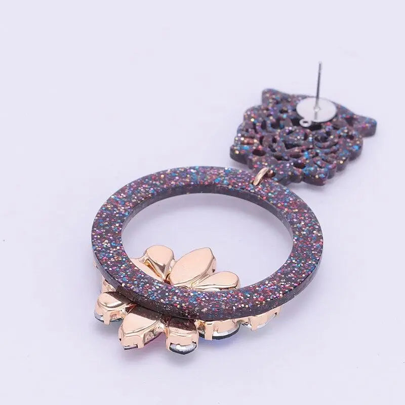 TIGER FLOWER EARRINGS