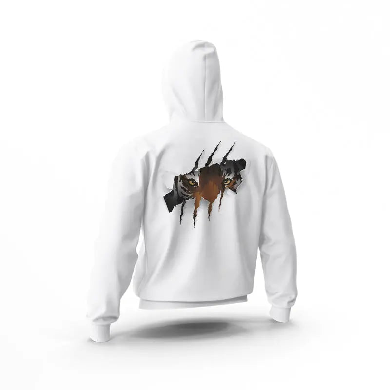 Project Social T Tiger Zip-Up Hoodie Sweatshirt