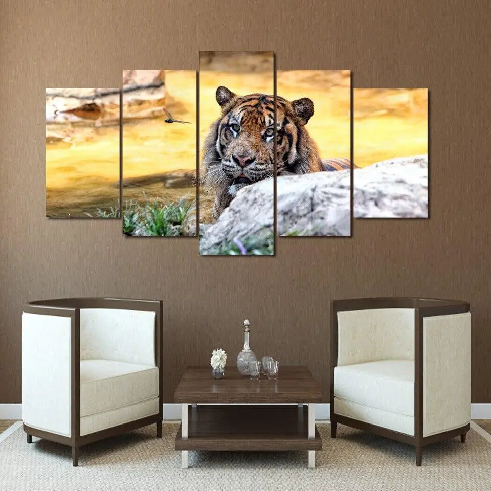 TIGER HEAD CANVA PAINTING Tiger-Universe