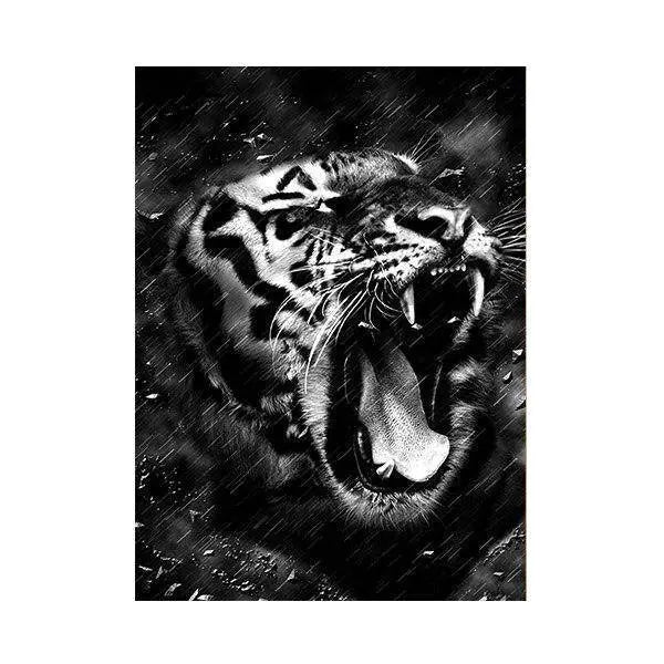 TIGER IN THE RAIN PAINTING Tiger-Universe