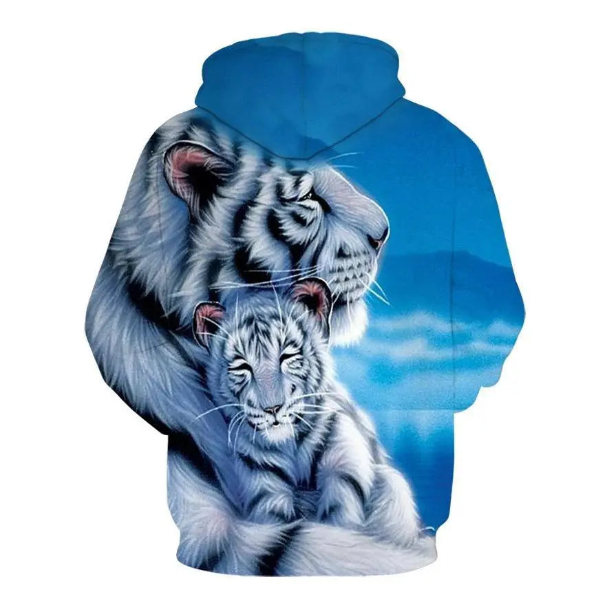 Cute Tiger Hoodie - Soft 3D HD Printed Hoodie | Tiger-Universe
