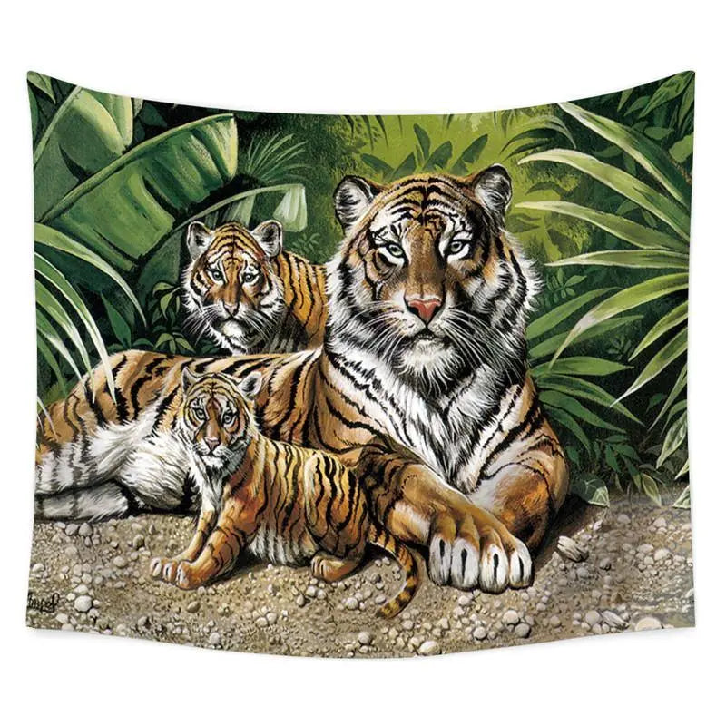 TIGER OF THE JUNGLE TAPESTRY PICTURE Tiger-Universe