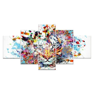 TIGER PAINTING EXPLOSIVE COLORS Tiger-Universe