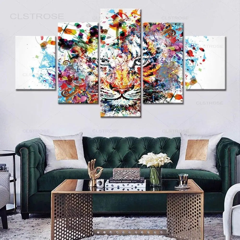 TIGER PAINTING EXPLOSIVE COLORS Tiger-Universe