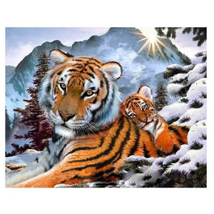 TIGER PAINTING FAMILY UNITED (DIY) Tiger-Universe