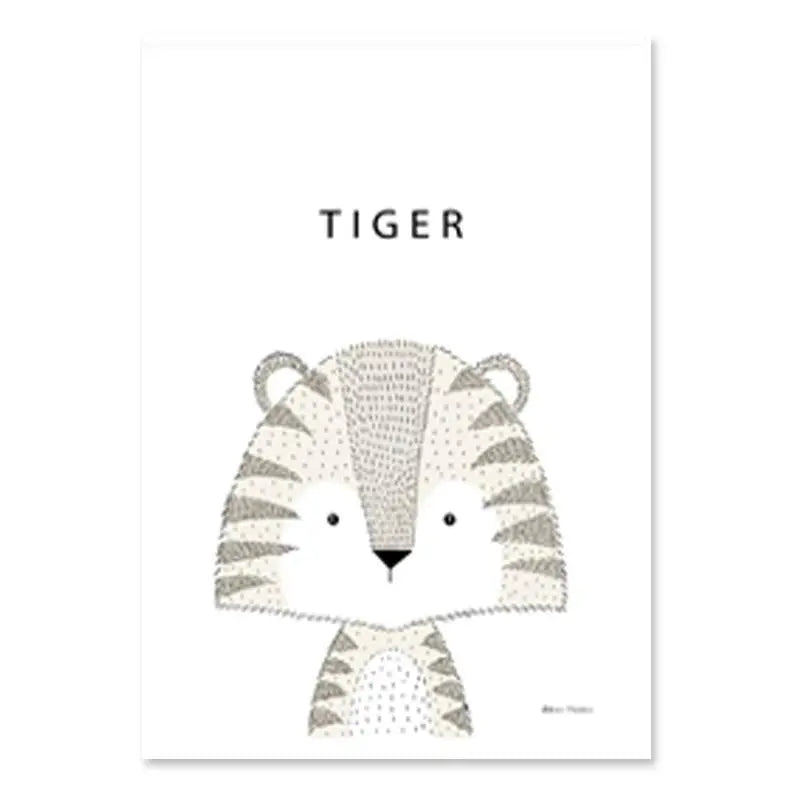 TIGER PAINTING FOR CHILD Tiger-Universe