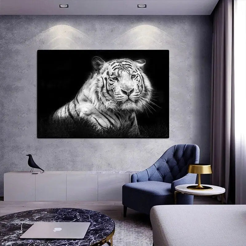 TIGER PAINTING FROM THE PAST Tiger-Universe