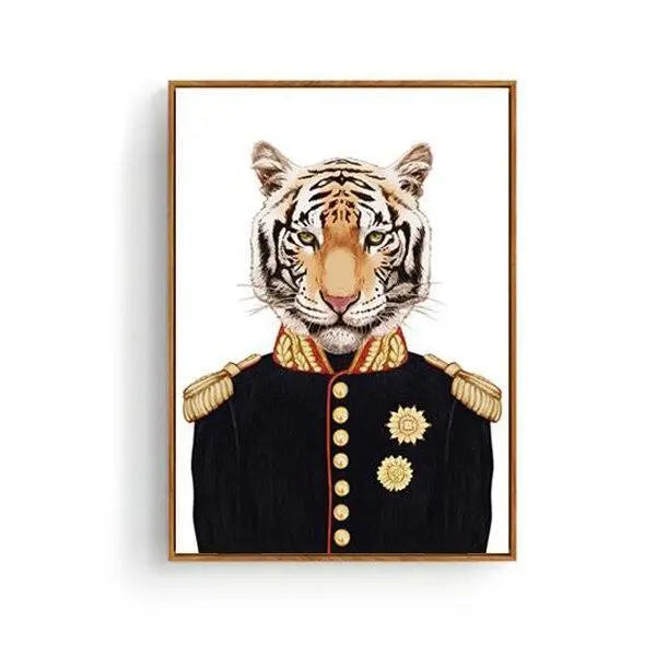 TIGER PAINTING LIEUTENANT Tiger-Universe