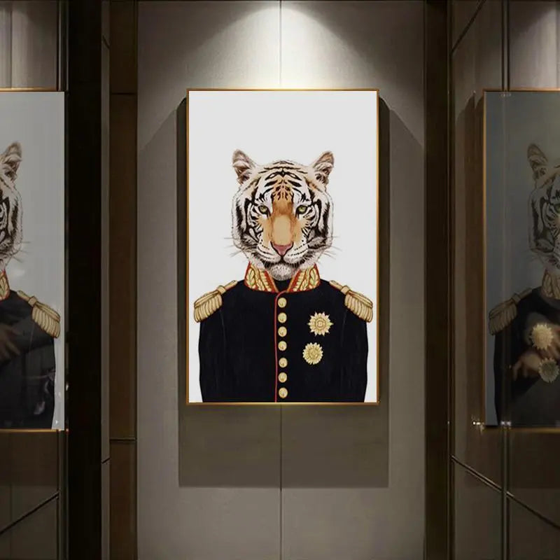 TIGER PAINTING LIEUTENANT Tiger-Universe