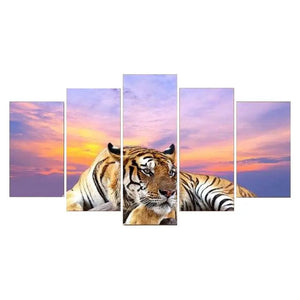 TIGER PAINTING SUBLIME SUNSET Tiger-Universe