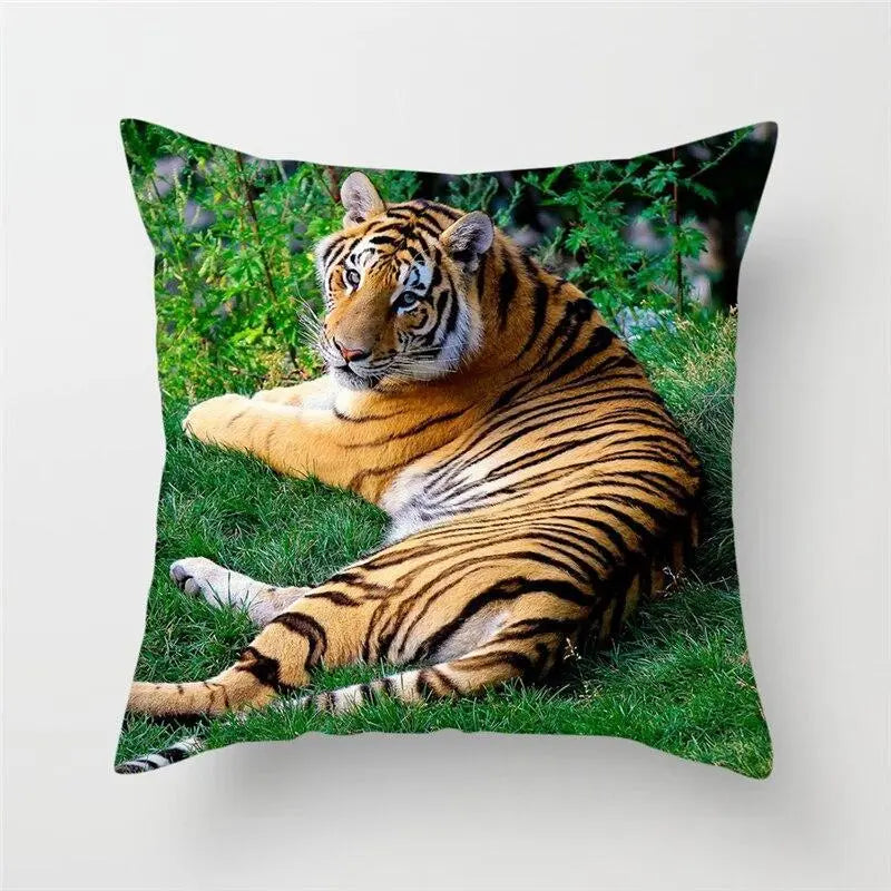 TIGER PILLOWCASE GREEN REST Tiger-Universe