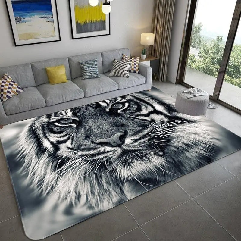 Tiger Motif Carpet 
