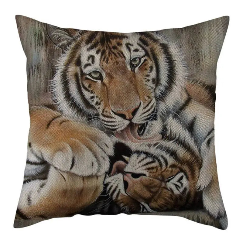 TIGER PRINT CUSHION COVER Tiger-Universe