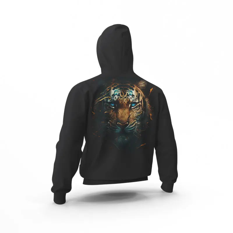 TIGER PRINT HOODIE DARK STRIDE Tiger-Universe